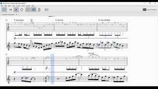 Allan Holdsworth - Ruhkukah solo transcription
