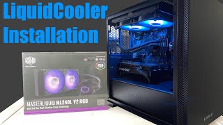 How to Install a Water Cooler in your PC (MasterLiquid ML240L V2 RGB)