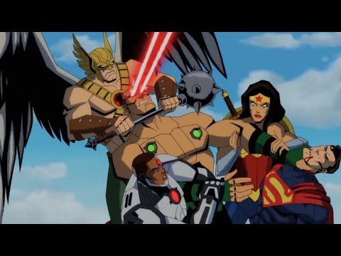All Heroes vs. Amazo Fight Scene [Amazo Explodes] | Injustice (2021)