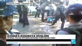 Burma: several police officers arrested over video