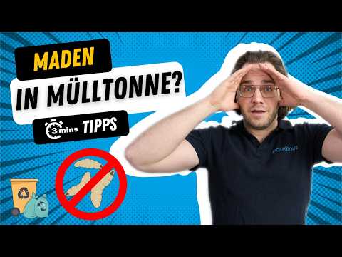Maden in der Mülltonne? Üble Gerüche verhindern 👈 in 3 Minuten erklärt! 🆘
