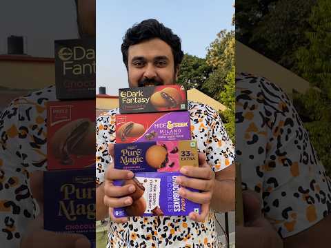 Choco Filled Cookies #COMPARISON 🍪 Sunfeast vs Cadbury vs Britannia vs Parle 🤯 #chocolate
