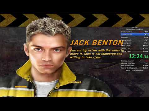 Flatout 2 Derby Wreckless speedrun in 1:28:30 - WR before NMG skip - Seven