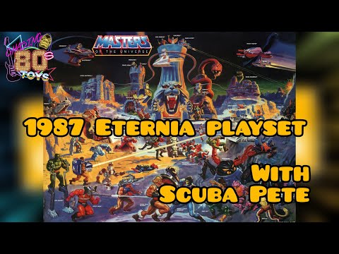 Scuba Pete buys and assembles the 1987 MOTU Eternia playset