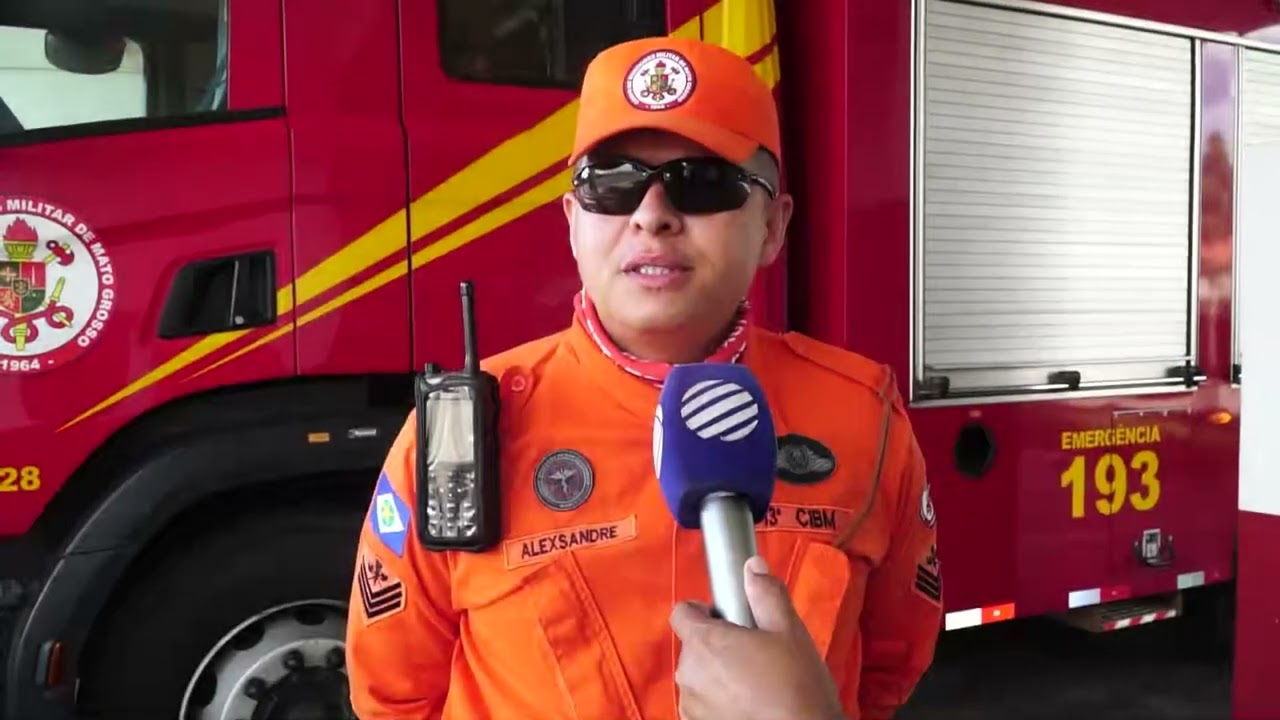 Botijão de gás pode ter causado incêndio que destruiu parte de caminhão em Lucas do Rio Verde