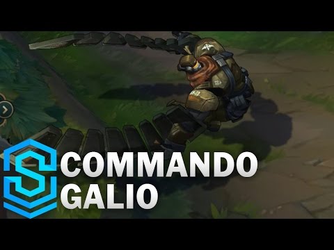 Commando Galio (2017 Rework) Skin Spotlight - Pre-Release - League of Legends