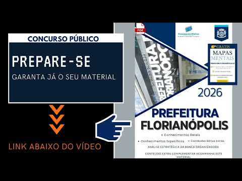 Apostila Prefeitura Florianópolis Psicólogo 2026