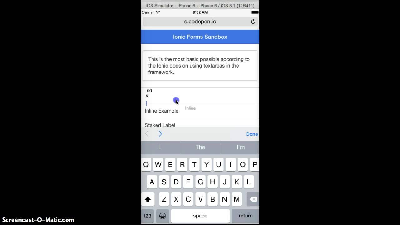 Ionic bug - content scroll issue when textareas are focused