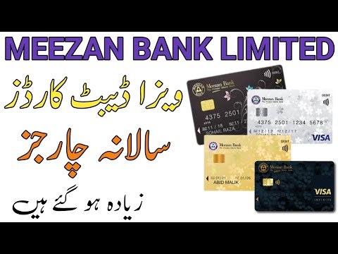 Meezan Bank All Visa Debit Cards Latest Annual Fee Details | Meezan Bank ATM cards