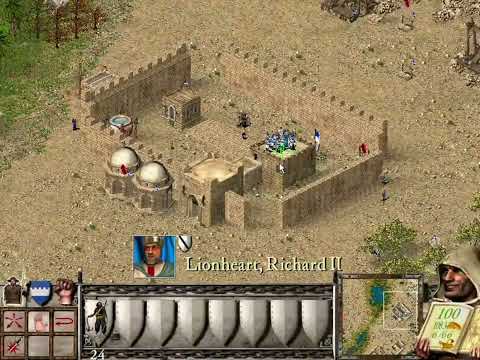 Stronghold Crusader Mission #42 Hope Valley Gameplay