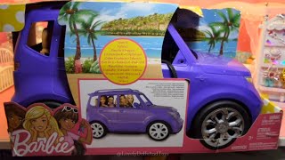 Beautiful Barbie SUV Car Unboxing
