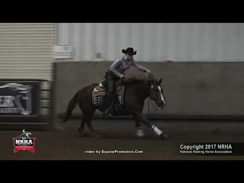 West Coast Magnum ridden by Elizabeth L Blaser  - 2017 NRHA Futurity (Youth 14-18)