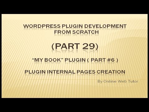 Wordpress Plugin Development tutorial from scratch Part 4 Wordpress Submenus of Plugin Menu