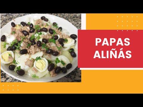 PAPAS🥔 ALIÑÁS receta fácil y rápida🚀