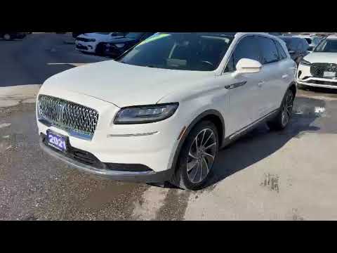 2021 Lincoln Nautilus Reserve AWD in White for sale at Pine Tree Ford in Woodbridge, ON