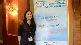 Ms. Ariana Chang at BizStrategy Conference 2016 by GSTF