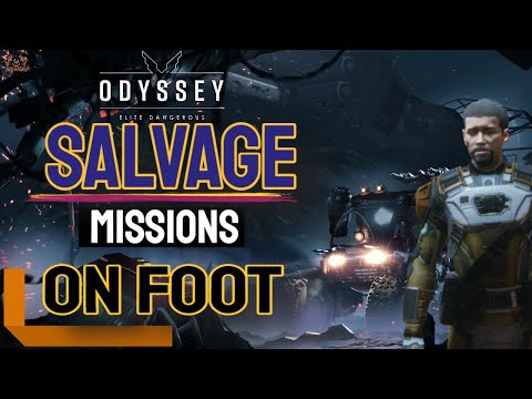 Elite Dangerous Odyssey Crash Site Salvage Mission Walkthough