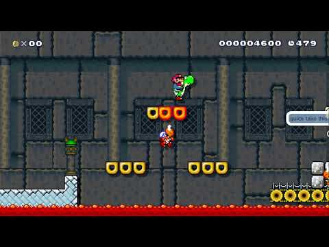 a koppa story castle (comments) by ☆WëXxÝ☆ - Miiverse - SUPER MARIO MAKER - NO COMMENTARY 1bh