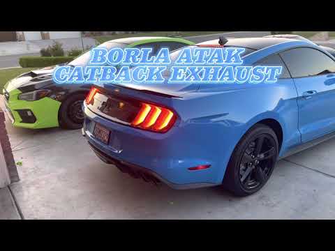 2022 Ford Mustang GT Borla ATak Catback exhaust