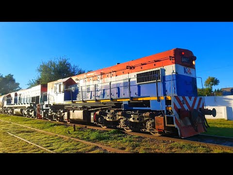 [4K] Mega-tren vacio de NCA con destino a General Deheza pasando por Marcos Juárez!!!!!!