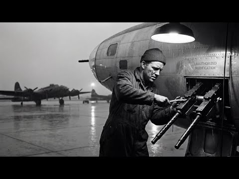 This Mechanic Built a Forbidden Gun Mount at Night — It Made B-17s Untouchable for 6 Months