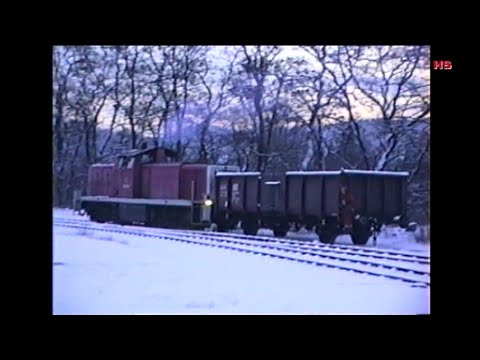 "Der letzte Zug" auf der Strecke Plettenberg-Herscheid.