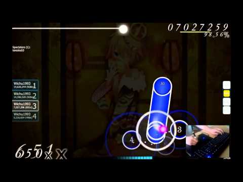 Wichu gra w osu! #2 Test nowej klawiatury xD