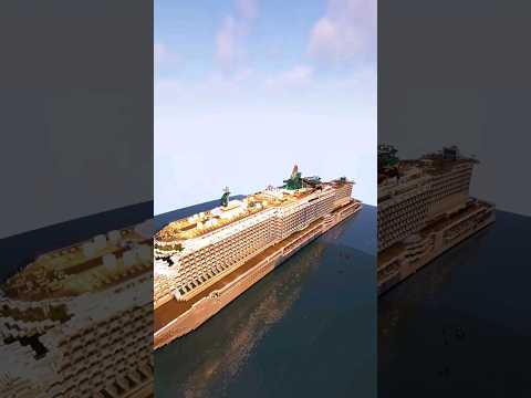 Linard - World's Smallest Violin in Minecraft - MSC Seaview Cruise Ship #shorts #minecraft