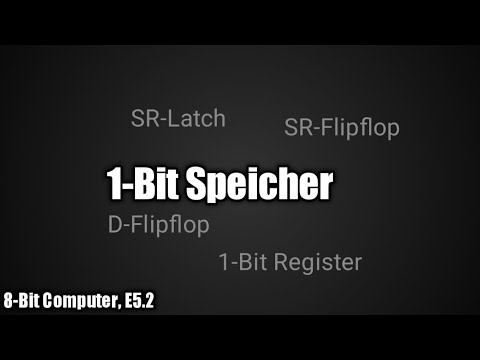 Flipflops und Register | 8-Bit Computer #5.2