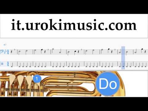 Corso di Tuba Lukas Graham - 7 Years Tablature Tab Parte#1 Esercita um-i276