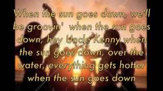 kenny chesney when the sun goes down with lyrics