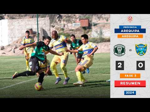 SPORTIVO HURACÁN vs SPORTING LISBOA (2-0) | Etapa Provincial AREQUIPA (Fase 3) | Copa Perú 2024