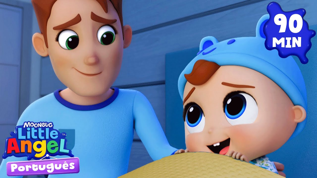 Estou com medinho, papai 😓 Little Angel Brasil | Músicas Infantis em Português
