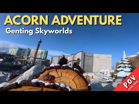 Acorn Adventure Roller Coaster POV | Genting SkyWorlds Malaysia