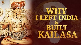 Download lagu Why I Left India & Built Kailasa | SPH Nithyananda Paramashivam mp3 Download lagu Why I Left India & Built Kailasa | SPH Nithyananda Paramashivam mp3