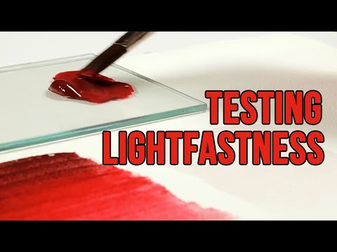 Tutorial : Lightfastness of Alizarin Crimson