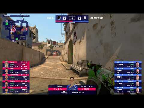 FAIL Smoke in the window on MIRAGE from HONDA \ Match FURIA vs G2 \ BLAST Premier Global Final 2020