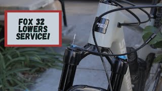 HOW TO: Fox 32 Step Cast Fork Lower Leg Service // COMPLETE Tutorial