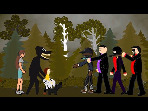 Cartoon Dog Takes Care of a Kid (Part 1-3) - Drawing Cartoons 2 Animation