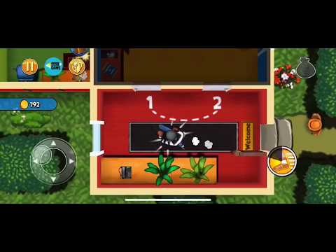 Robbery Bob: CHAPTER 1 - SUBURBS Level 9 , 100% . iOS/ Android Walkthrough