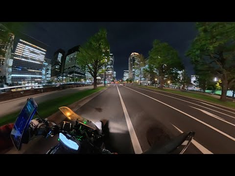 Tokyo Night Ride – Cinematic 4K | Insta360 X5 POV