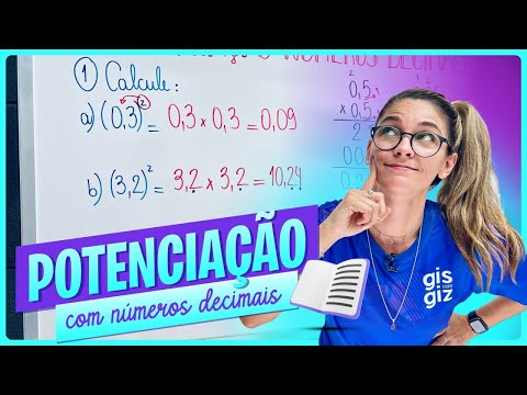 POTENCIAÇÃO COM NÚMEROS DECIMAIS NÚMERO DECIMAL COM POTÊNCIA