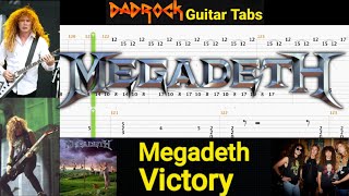 Victory - Megadeth - Guitar + Bass TABS Lesson