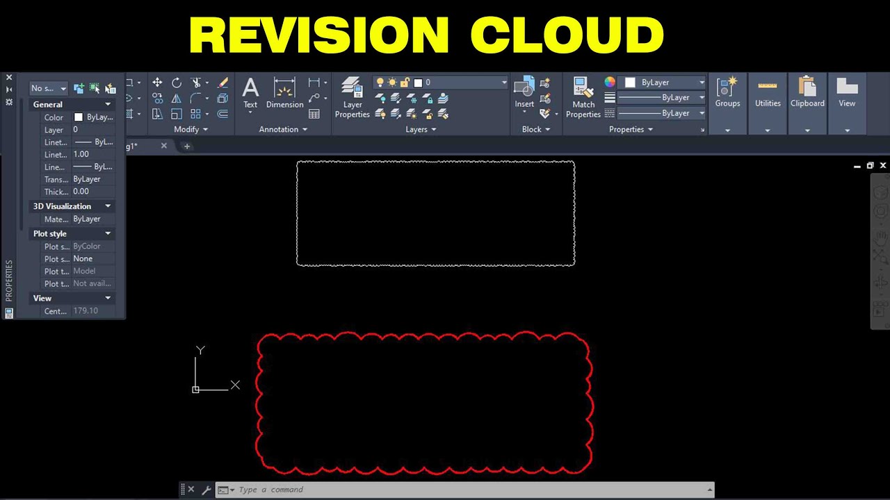 HOW TO ADJUST REVISION CLOUD IN AUTOCAD