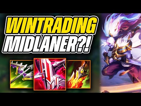 Is The Enemy Midlaner WINTRADING? Sus! - League of Legends