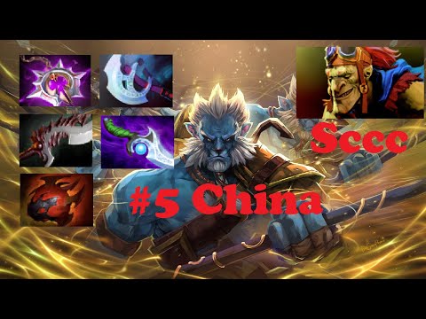 #5 China Phantom Lancer mid maximum enemy confusion! Fountain camping vs Sccc Batrider.