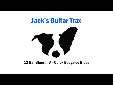 12 Bar Blues in A - Quick Boogaloo Feel Backing track