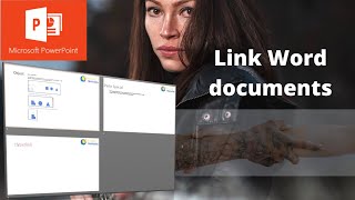 This video explains how to link Word to PowerPoint