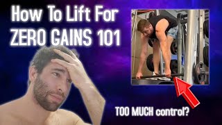 Why You SHOULDN'T Be A "Technique Cyborg"... (How To Stay SMALL)