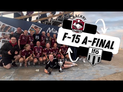 Åhus Beach Fotboll 2023, Bäckby Utd slog IFÖ Bromölla i F-15 finalen